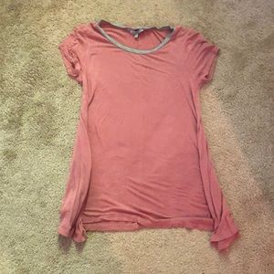 Charlotte Russe Pink flow babydoll top